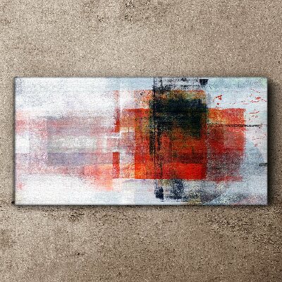 Abstract composition of colors Canvas Wall art