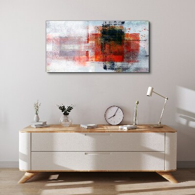 Abstract composition of colors Canvas Wall art