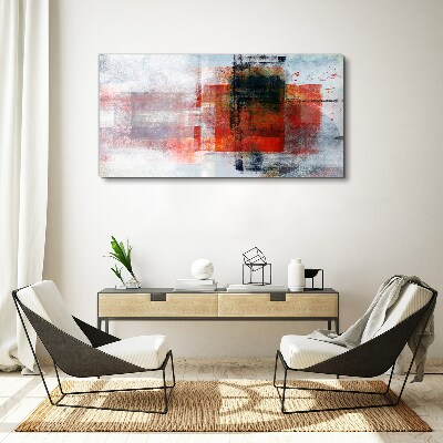 Abstract composition of colors Canvas Wall art