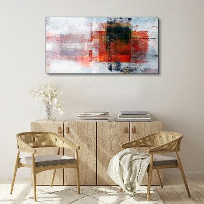 Abstract composition of colors Canvas Wall art