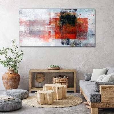 Abstract composition of colors Canvas Wall art