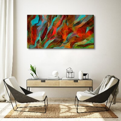 Colors of Nature in Abstraction Canvas Wall art
