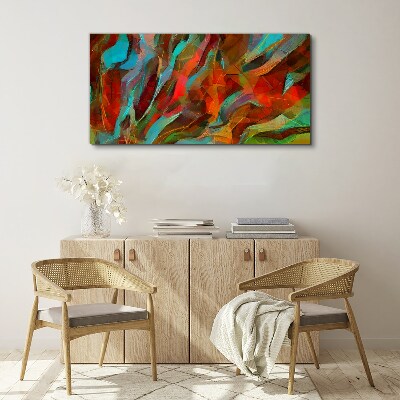 Colors of Nature in Abstraction Canvas Wall art