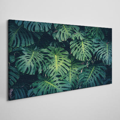 Flower leaf Canvas Wall art