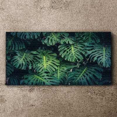 Flower leaf Canvas Wall art