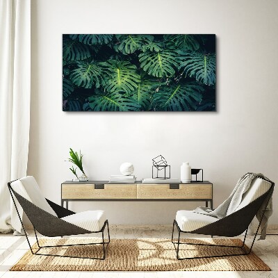 Flower leaf Canvas Wall art