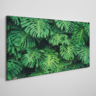 Flower leaf Canvas Wall art