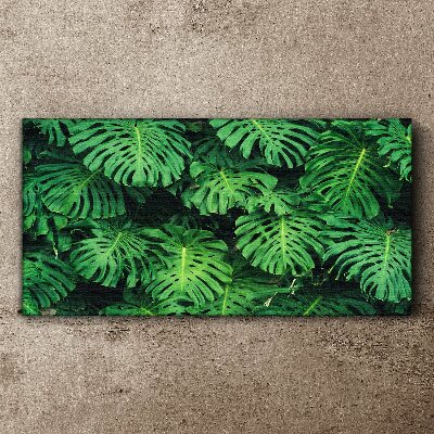 Flower leaf Canvas Wall art