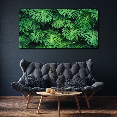 Flower leaf Canvas Wall art