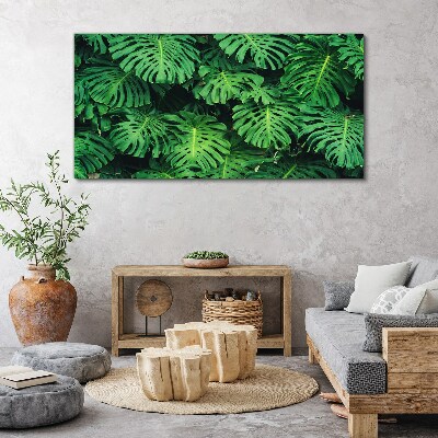 Flower leaf Canvas Wall art