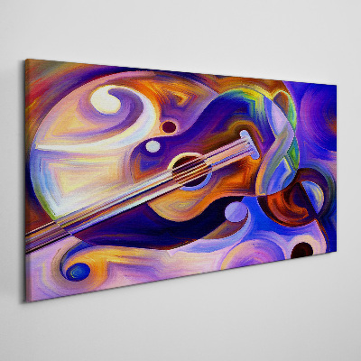 Abstract violin music Canvas Wall art