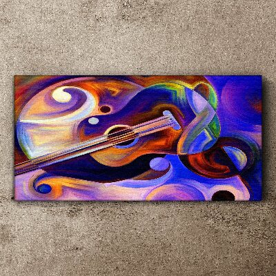 Abstract violin music Canvas Wall art