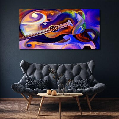 Abstract violin music Canvas Wall art