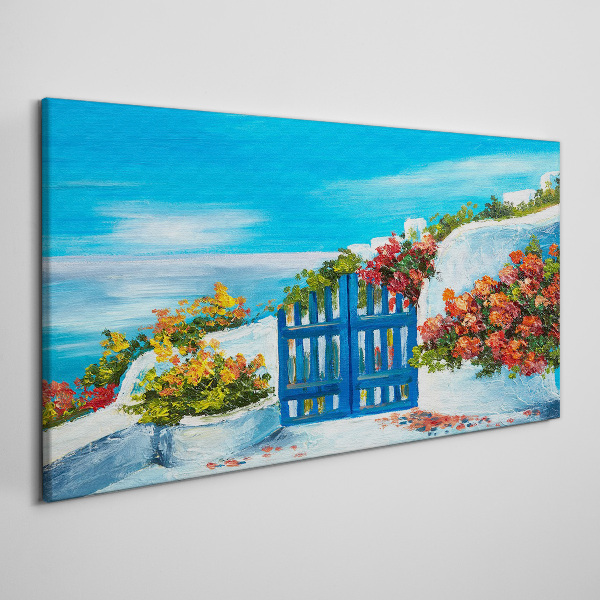 Gate to paradise Canvas Wall art