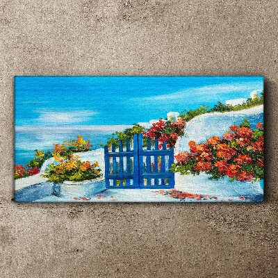Gate to paradise Canvas Wall art