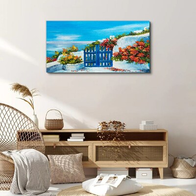 Gate to paradise Canvas Wall art