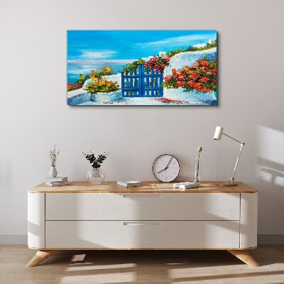 Gate to paradise Canvas Wall art