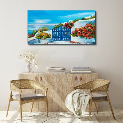 Gate to paradise Canvas Wall art