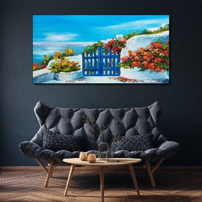 Gate to paradise Canvas Wall art
