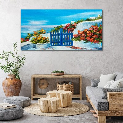 Gate to paradise Canvas Wall art