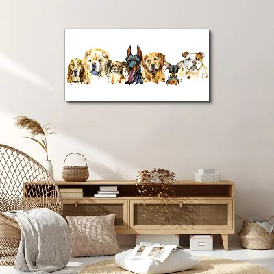 Painting animals dogs Canvas Wall art