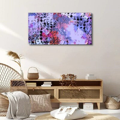Abstract landscape with a Japanese accent Canvas Wall art