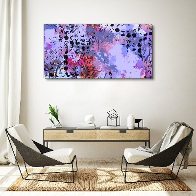 Abstract landscape with a Japanese accent Canvas Wall art