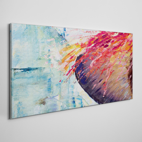 Colors in motion Canvas Wall art