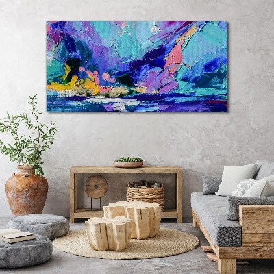 Painting abstraction Canvas Wall art