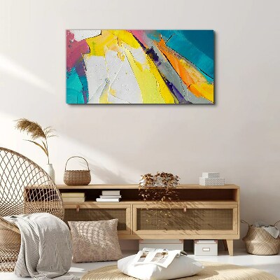 Colors in motion Canvas Wall art