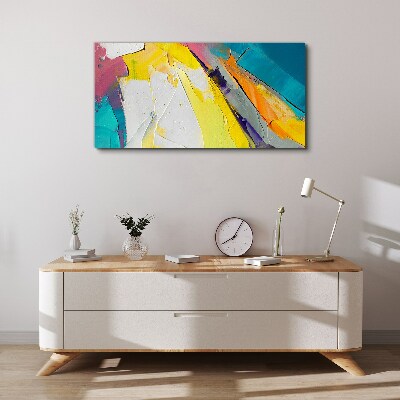 Colors in motion Canvas Wall art