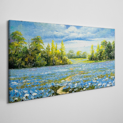 Nature flowers tree Canvas Wall art