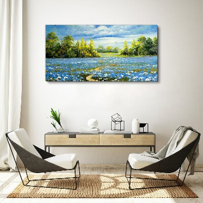 Nature flowers tree Canvas Wall art