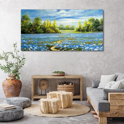 Nature flowers tree Canvas Wall art