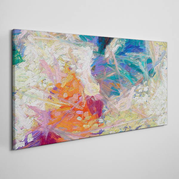 Colorful abstraction in motion Canvas Wall art