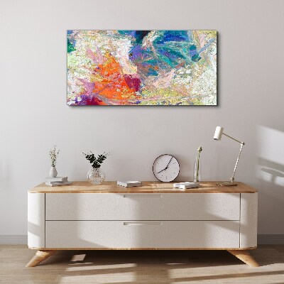 Colorful abstraction in motion Canvas Wall art