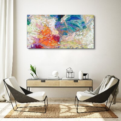 Colorful abstraction in motion Canvas Wall art