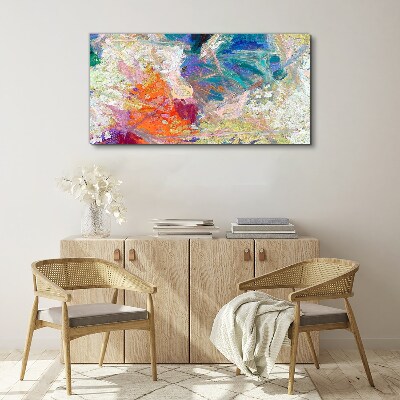 Colorful abstraction in motion Canvas Wall art
