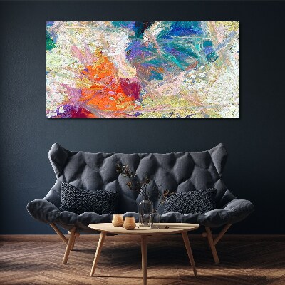 Colorful abstraction in motion Canvas Wall art
