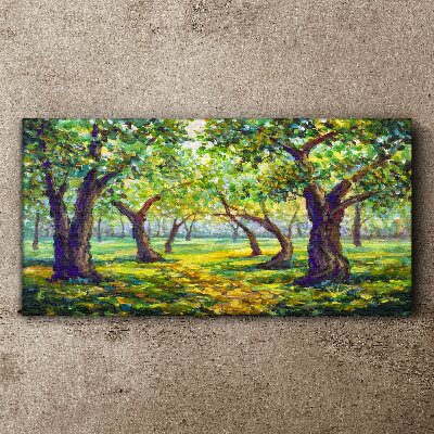 Forest nature Canvas Wall art