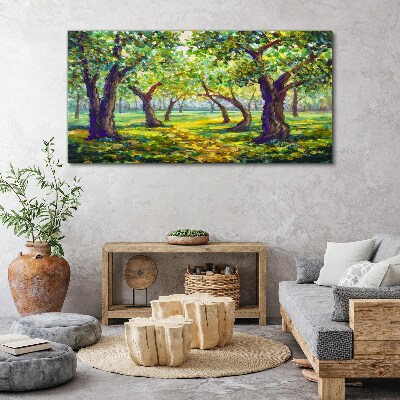 Forest nature Canvas Wall art