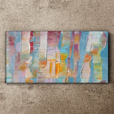 Colorful abstract stripes Canvas Wall art