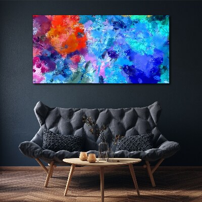 Colors of emotions in abstract dance Canvas Wall art