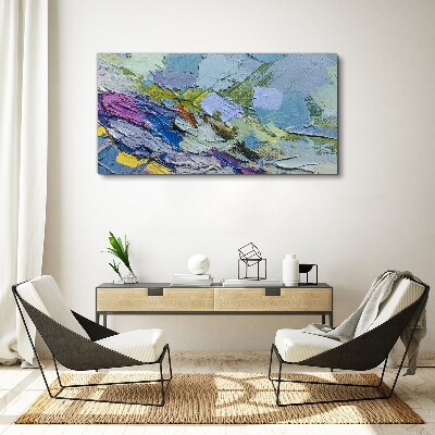 Abstract Mosaic of Colors Canvas Wall art