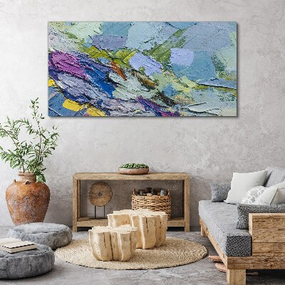 Abstract Mosaic of Colors Canvas Wall art