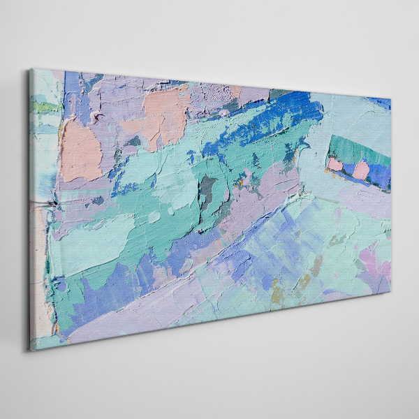 Abstract landscapes in pastel colors Canvas Wall art