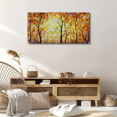 Autumn forest Canvas Wall art