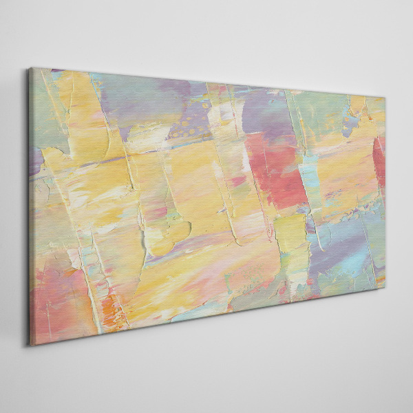 Pastel abstractions in motion Canvas Wall art