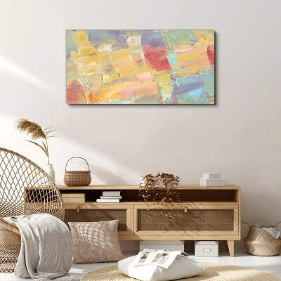 Pastel abstractions in motion Canvas Wall art