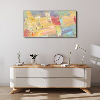 Pastel abstractions in motion Canvas Wall art